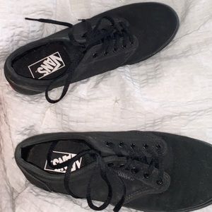 All black Vans